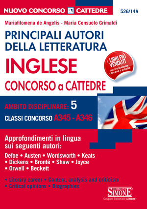Principali autori della letteratura inglese. Concorso a cattedre. Ambito disciplinare 5. Classi concorso A345-A346