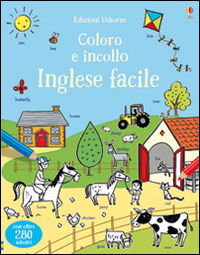 9781474931922 - Inglese facile. Coloro e incollo. Con adesivi. Ediz. illustrata