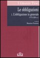 9788802061863 - Le obbligazioni. Vol. 1: L'obbligazione in generale (1173-1320 c.c.)