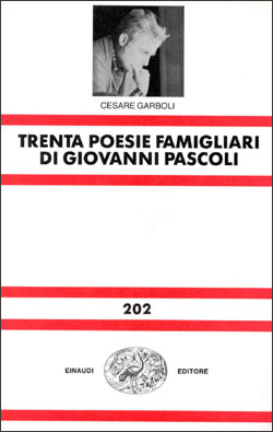 9788806122041 - Trenta poesie famigliari di Giovanni Pascoli