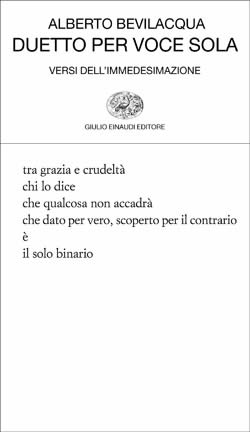 9788806191849 - Duetto per voce sola. Versi dell'immedesimazione