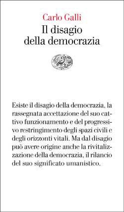 9788806204303 - Il disagio della democrazia