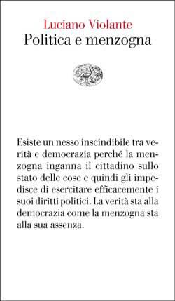 9788806209605 - Politica e menzogna