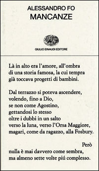 9788806213787 - Mancanze