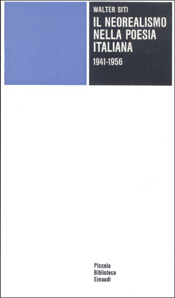 9788806510299 - Il neorealismo nella poesia italiana 1941-1956