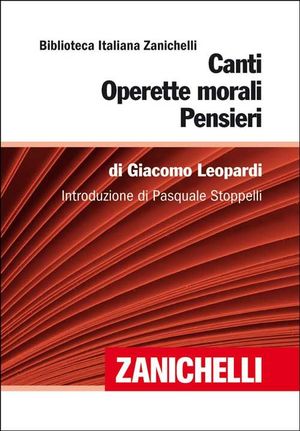 9788808118578 - Canti-operette morali-pensieri