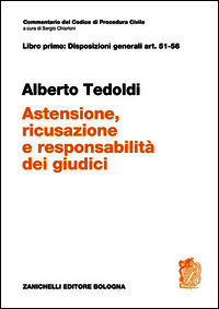 9788808172020 - Art. 51-56. Astensione, ricusazione e responsabilità dei giudici
