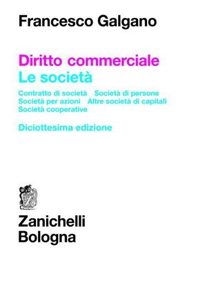 9788808188199 - Diritto commerciale. Le società