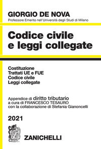 9788808748676 - Codice civile e leggi collegate 2021. Con appendice di diritto tributario