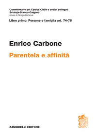 9788808899989 - Art. 74-78. Parentela e affinità