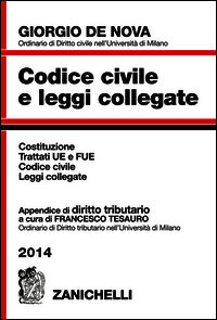 9788808935120 - Codice civile e leggi collegate 2014. Con appendice di diritto tributario
