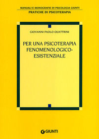 9788809759589 - Per una psicoterapia fenomenologico-esistenziale