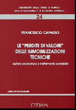 9788813232375 - Le perdite di valore delle immobilizzazioni tecniche. Natura economica e trattamento contabile