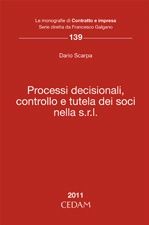 9788813307653 - Processi decisionali, controllo e tutela dei soci nella S.r.L.