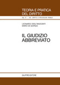 9788814126130 - Il giudizio abbreviato