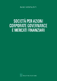 9788814157424 - Società per azioni corporate governance e mercati finanziari