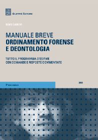 9788814164606 - Ordinamento forense e deontologico