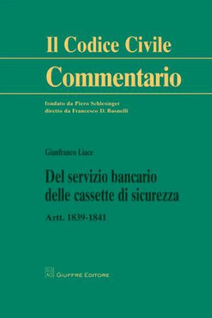Del servizio bancario delle cassette di sicurezza