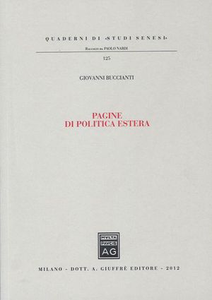 9788814174643 - Pagine di politica estera