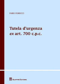 9788814187100 - Tutela d'urgenza ex art. 700 c.p.c.