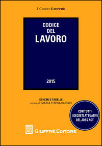 9788814207211 - Codice del lavoro 2015