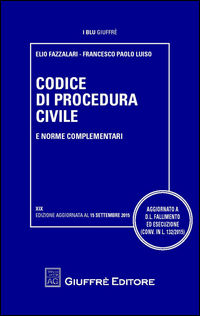 9788814207631 - Codice di procedura civile e norme complementari