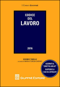 9788814215988 - Codice del lavoro