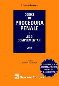 9788814218453 - Codice di procedura penale e leggi complementari
