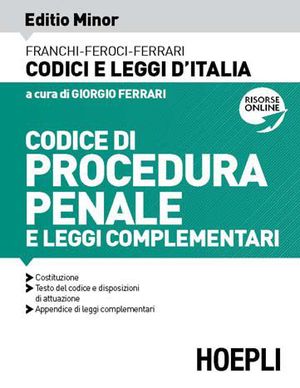 9788820349158 - Codice di procedura penale e leggi complementari