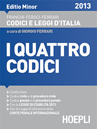 9788820352752 - I quattro codici. Editio minor 2013