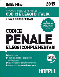 9788820377397 - Codice penale e leggi complementari. Ediz. minore