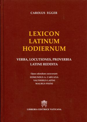 9788820988661 - Lexicon latinum hodiernum