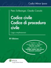 9788821739972 - Codice civile. Codice di procedura civile. Leggi complementari