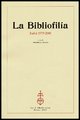 9788822253859 - La Bibliofilía. Indici 1979-2000. Con CD-ROM