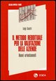 9788823803770 - Il metodo reddituale per la valutazione delle aziende: nuovi orientamenti