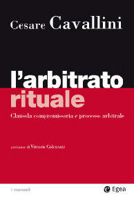 9788823821262 - L'arbitrato rituale