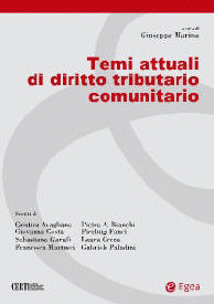 9788823841086 - Temi attuali di diritto tributario comunitario