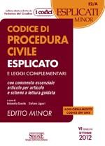 9788824435536 - Codice di procedura civile esplicato. Ediz. minor