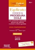9788824436984 - Codice di procedura civile esplicato. Ediz. minor