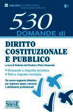 9788824439190 - 530 domande di diritto costituzionale e pubblico
