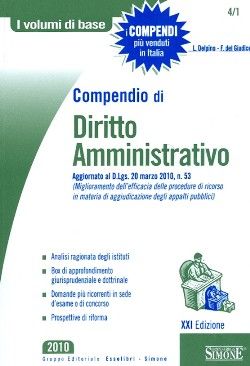 9788824453943 - Compendio di Diritto Amministrativo