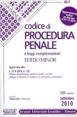 9788824454933 - Codice di procedura penale e leggi complementari. Ediz. minore
