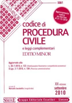 9788824455411 - Codice di procedura civile e leggi complementari. Ediz. minore