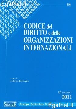 9788824459518 - Codice del diritto e delle organizzazioni internazionali