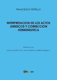 9788827806531 - Interpretación de los actos jurídicos y corrección