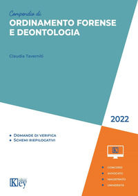 9788827911037 - Compendio di ordinamento forense e deontologia 2022