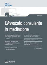 9788828837817 - L'avvocato consulente in mediazione