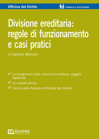 9788828841111 - La divisione ereditaria