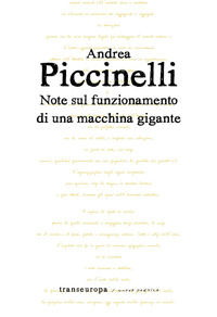 9788831249065 - Note sul funzionamento di una macchina gigante