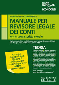 9788832700428 - Manuale per revisore legale dei conti per la prova scritta e orale